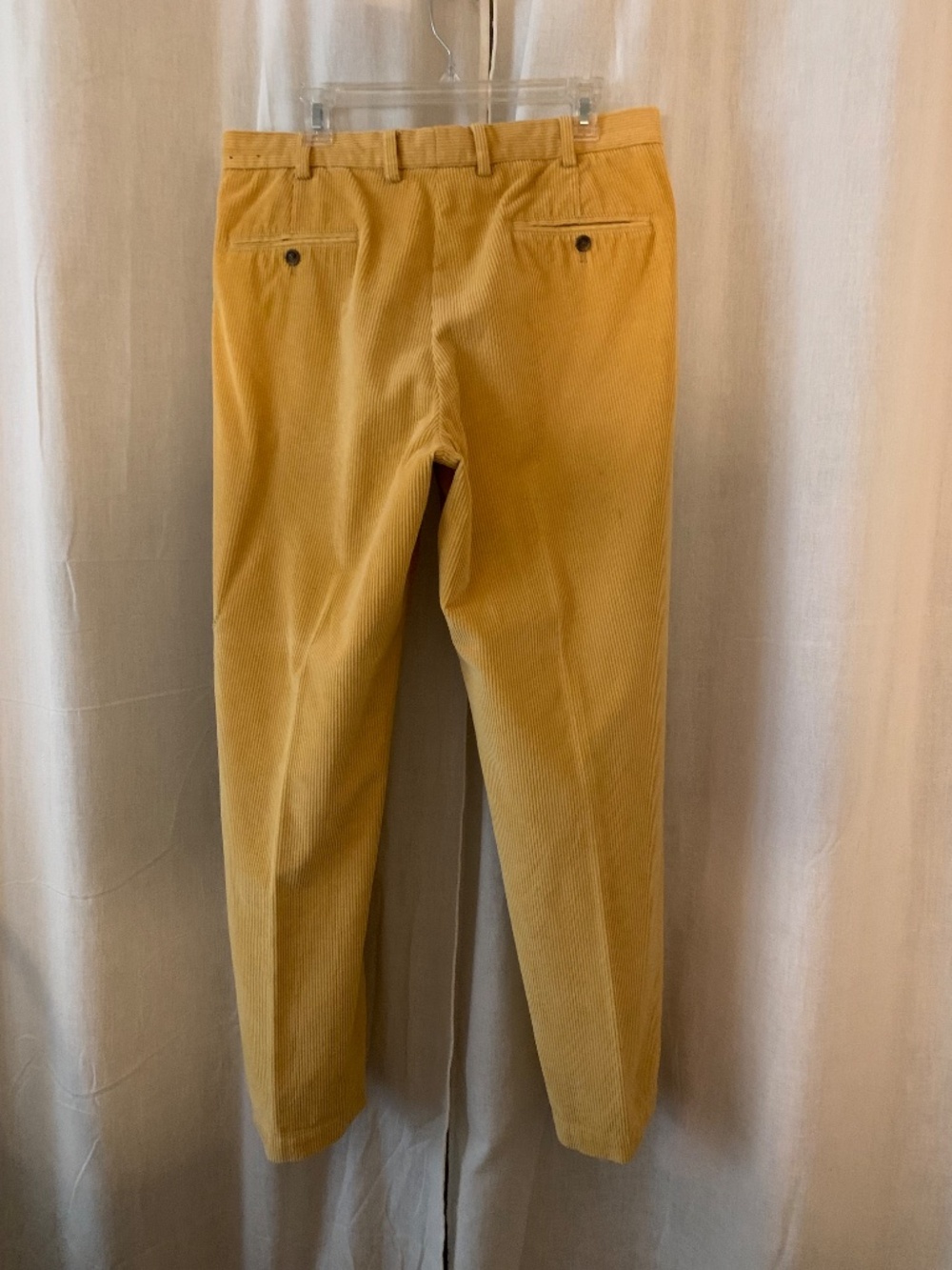 Brooks Brothers Hudson Mustard Yellow Corduroy Pants 35x32 - Picture 6 of 8